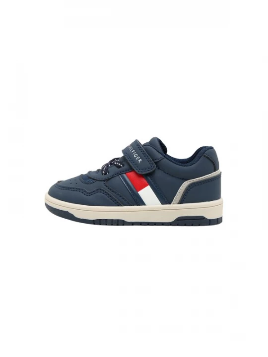 Foto van product TOMMY HILFIGER Sneakers 'GLOVER' donkerblauw / lichtgrijs / rood / wit