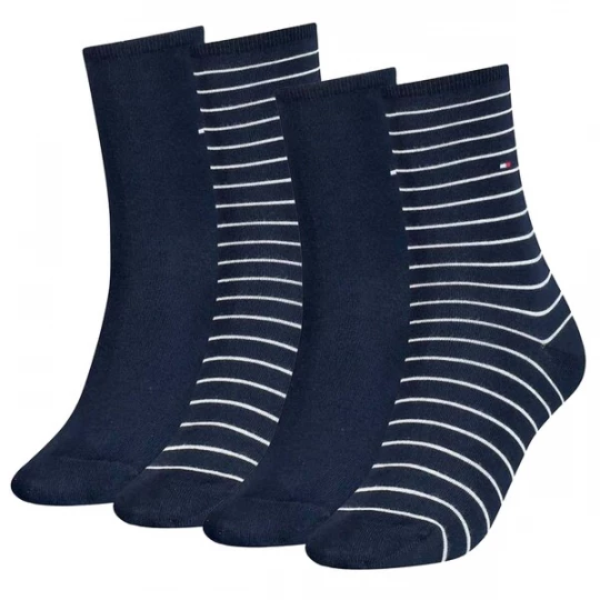 Foto van product TOMMY HILFIGER Sokken donkerblauw / wit