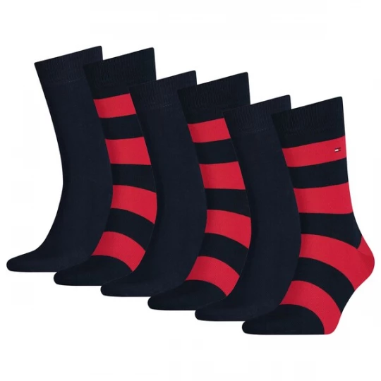 Foto van product TOMMY HILFIGER Sokken marine / rood