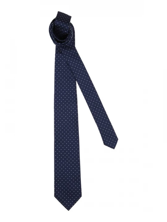 Foto van product TOMMY HILFIGER Stropdas donkerblauw / wit