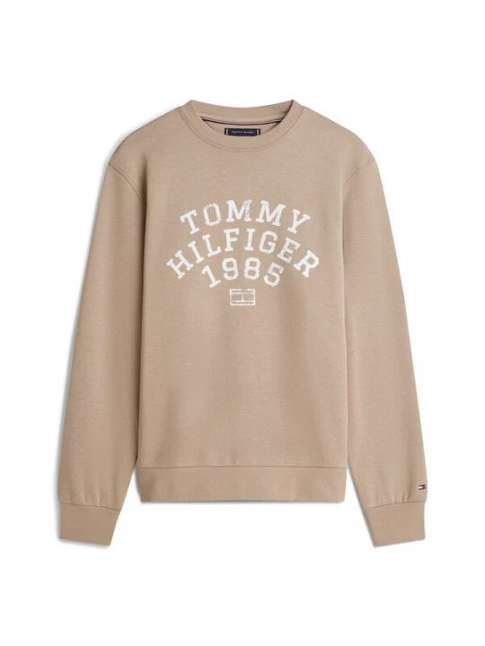 Foto van product TOMMY HILFIGER Sweatshirt beige / wit
