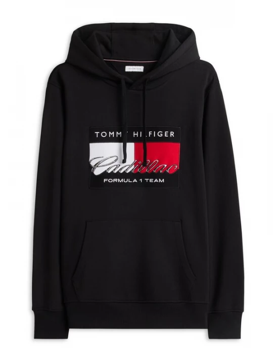 Foto van product TOMMY HILFIGER Sweatshirt bloedrood / zwart / wit