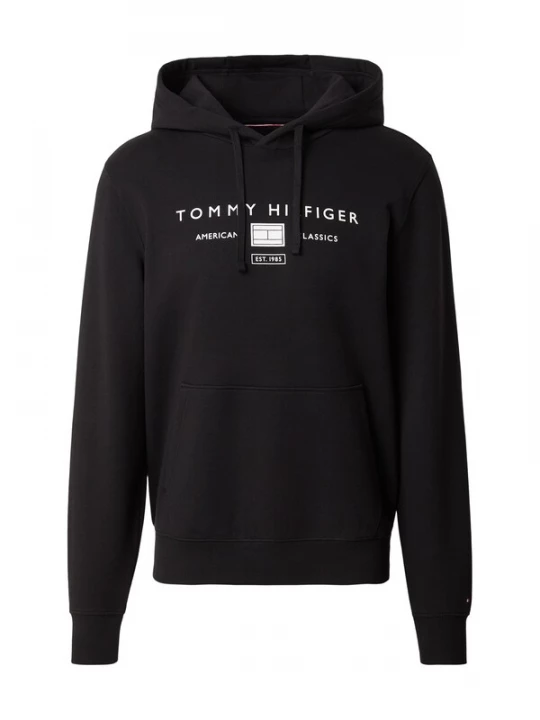 Foto van product TOMMY HILFIGER Sweatshirt 'BRAND LOVE' zwart / wit