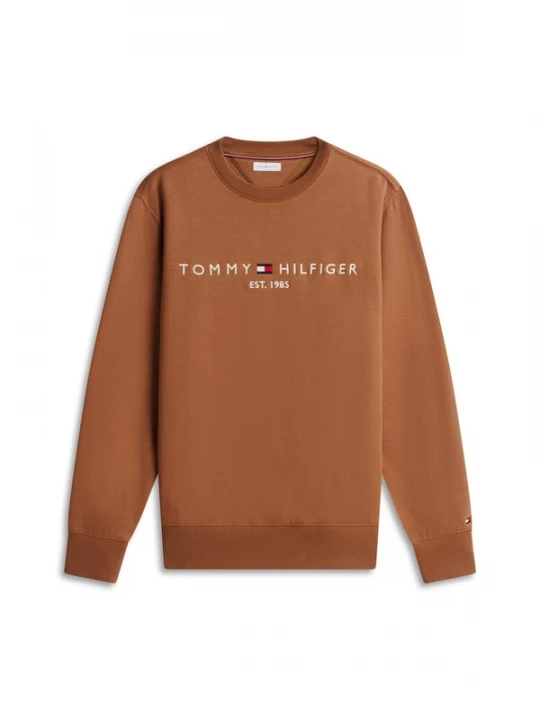 Foto van product TOMMY HILFIGER Sweatshirt bruin / bloedrood / wit