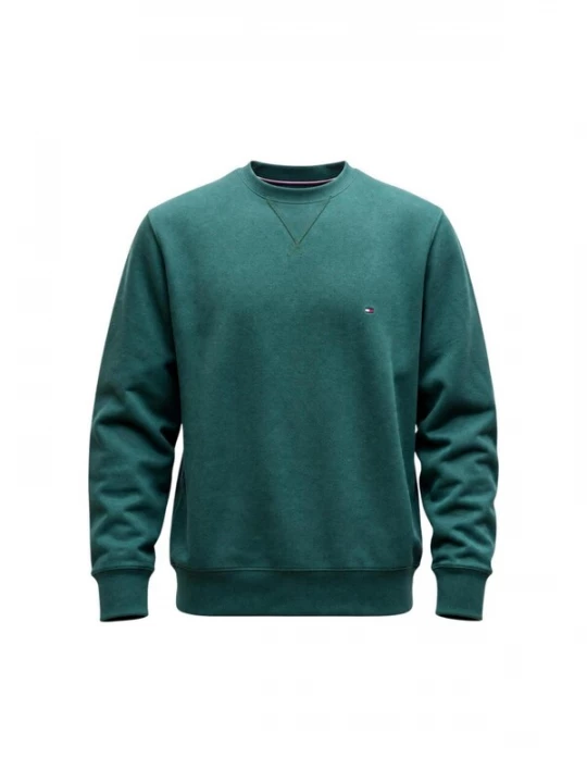 Foto van product TOMMY HILFIGER Sweatshirt 'ESS SEASONAL FLEECE MW0MW40000' groen