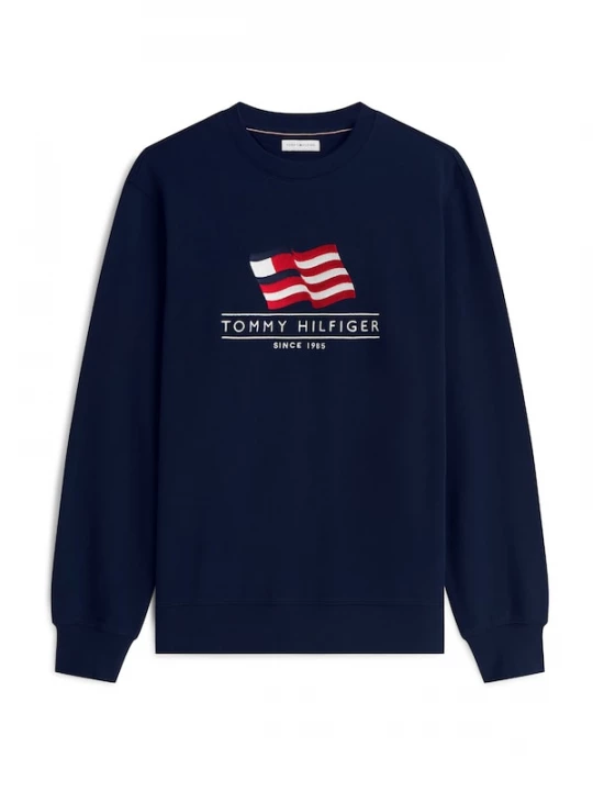 Foto van product TOMMY HILFIGER Sweatshirt 'Flag' blauw / rood / wit