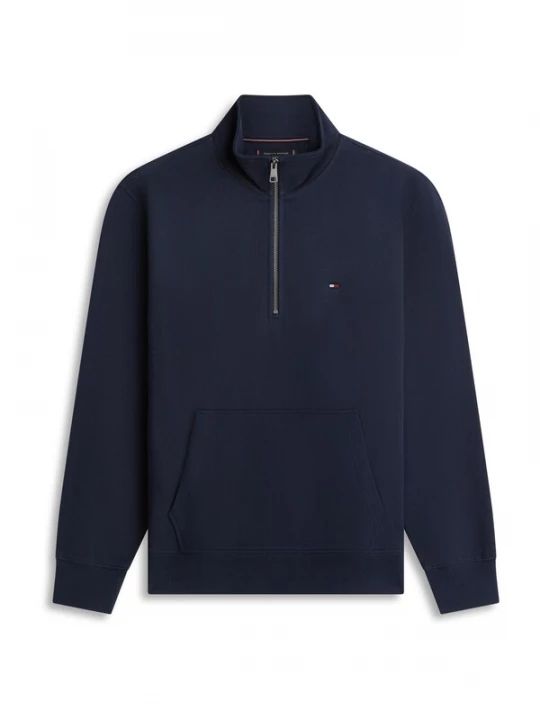 Foto van product TOMMY HILFIGER Sweatshirt 'Flag Embroidery Quarter-zip' navy