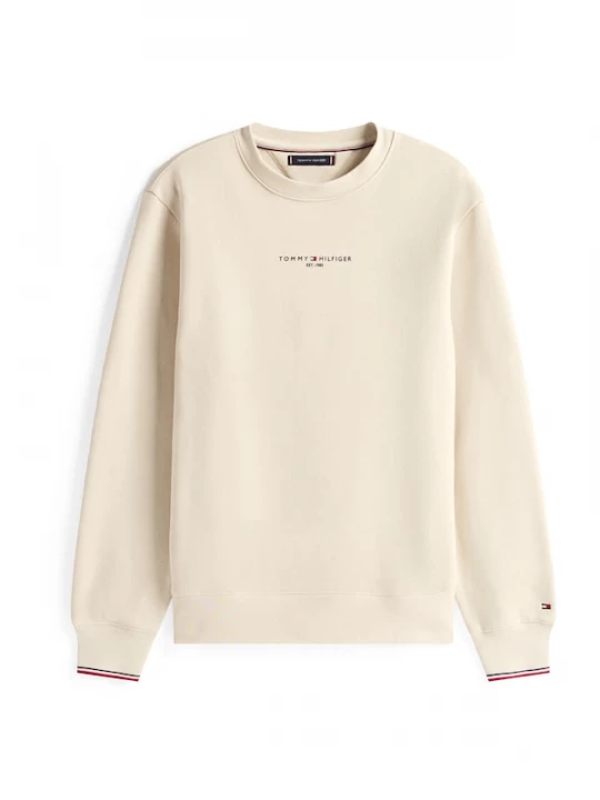 Foto van product TOMMY HILFIGER Sweatshirt lichtbeige / navy / rood / wit