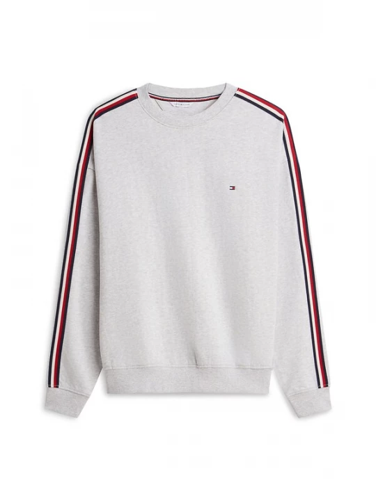 Foto van product TOMMY HILFIGER Sweatshirt marine / grijs gemêleerd / rood / wit