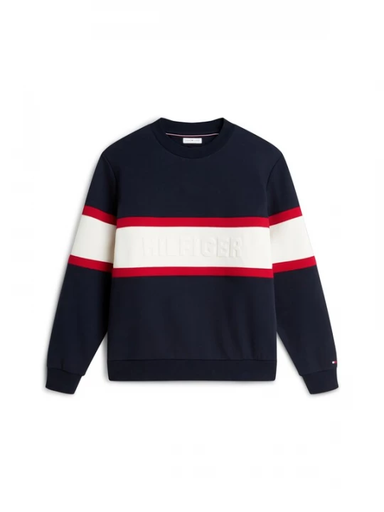 Foto van product TOMMY HILFIGER Sweatshirt nachtblauw / rood / wit