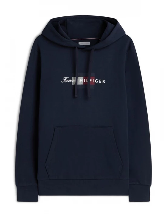 Foto van product TOMMY HILFIGER Sweatshirt navy / bourgogne / wit