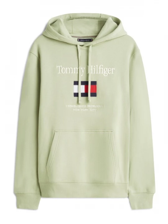 Foto van product TOMMY HILFIGER Sweatshirt navy / lichtgroen / rood / wit