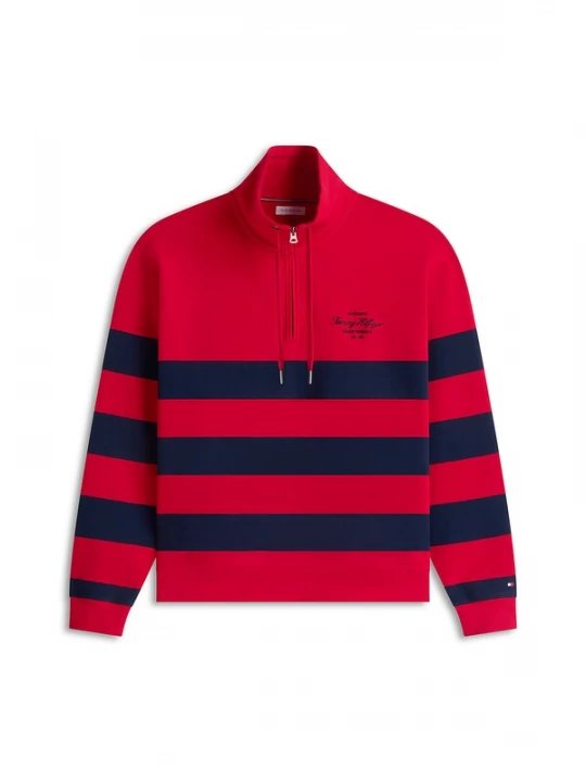 Foto van product TOMMY HILFIGER Sweatshirt navy / rood