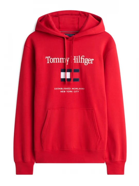 Foto van product TOMMY HILFIGER Sweatshirt navy / rood / wit
