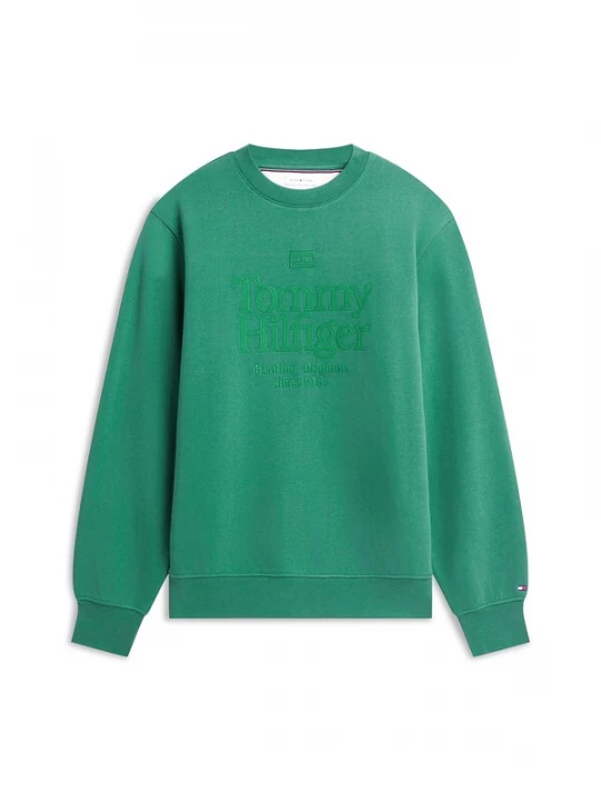Foto van product TOMMY HILFIGER Sweatshirt 'Terry' groen gemêleerd