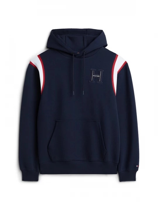 Foto van product TOMMY HILFIGER Sweatshirt 'Varsity' navy / rood / wit