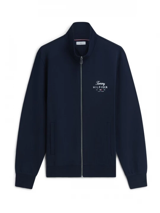 Foto van product TOMMY HILFIGER Sweatvest 'Logo Zip-thru' marine
