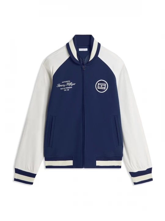 Foto van product TOMMY HILFIGER Sweatvest 'Nautical' navy / wit