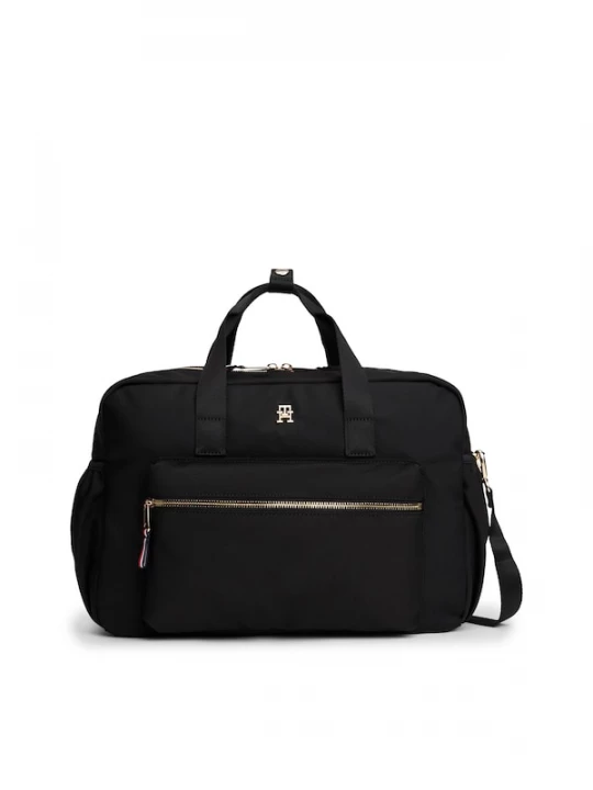 Foto van product TOMMY HILFIGER Tas 'TH Monogram Plaque Changing' zwart