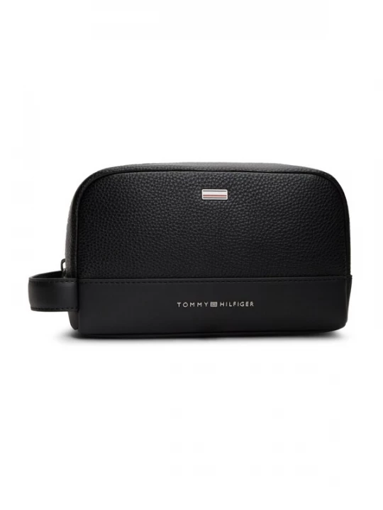 Foto van product TOMMY HILFIGER Toillettas 'Enamel Flag' zwart