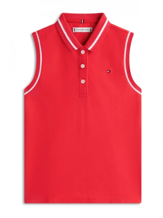Foto van product TOMMY HILFIGER Top 'CLASSIC' knalrood / wit
