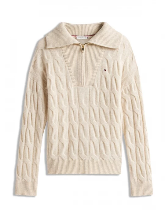 Foto van product TOMMY HILFIGER Trui beige gemêleerd