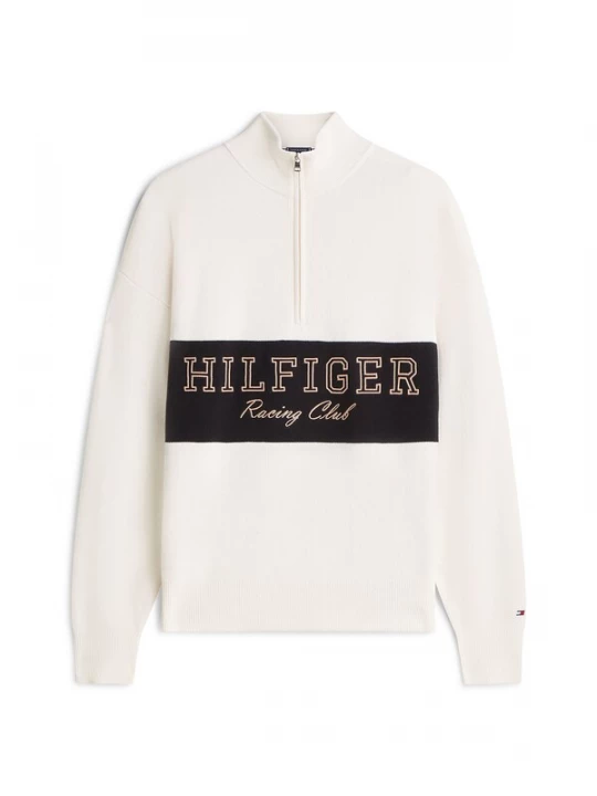 Foto van product TOMMY HILFIGER Trui crème / goud / zwart