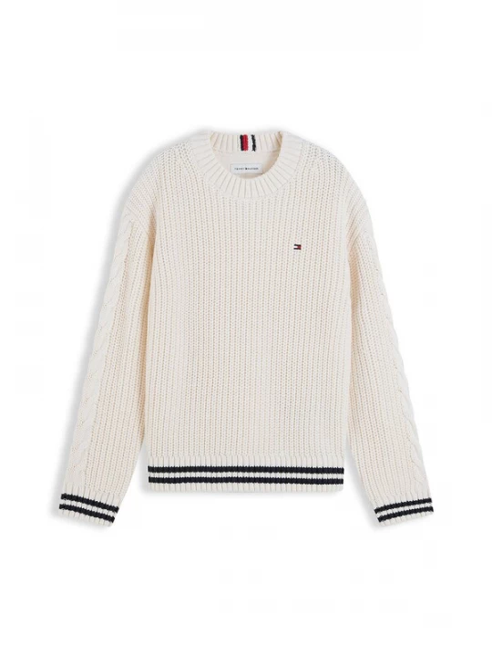Foto van product TOMMY HILFIGER Trui crème / navy