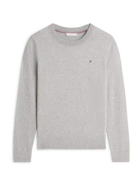Foto van product TOMMY HILFIGER Trui grijs gemêleerd
