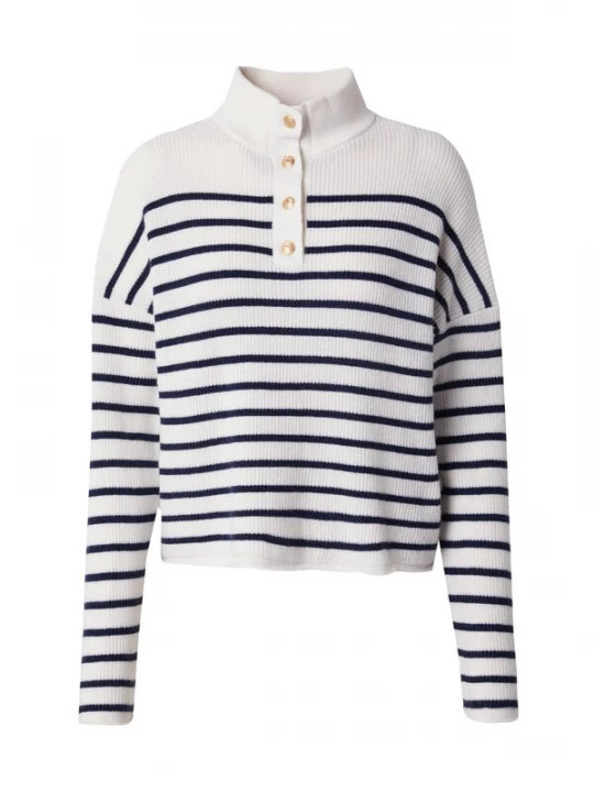 Foto van product TOMMY HILFIGER Trui marine / wit