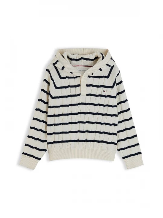 Foto van product TOMMY HILFIGER Trui navy / natuurwit