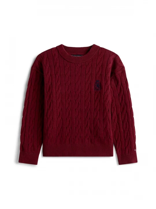 Foto van product TOMMY HILFIGER Trui navy / rood / donkerrood / wit