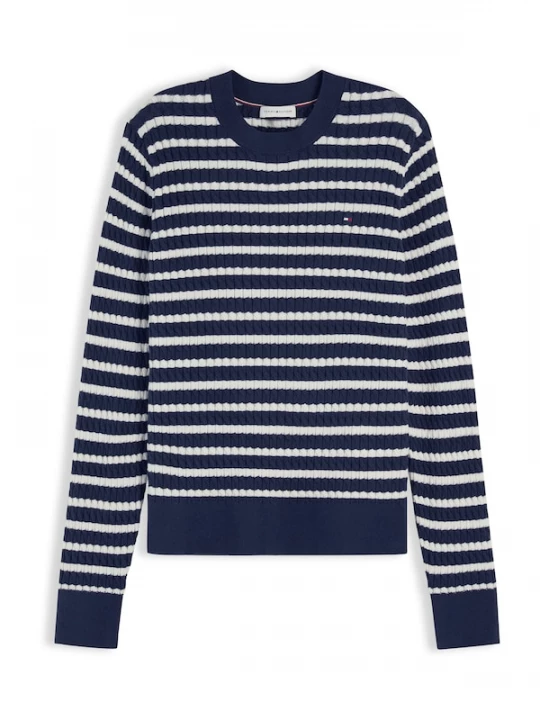 Foto van product TOMMY HILFIGER Trui navy / wit