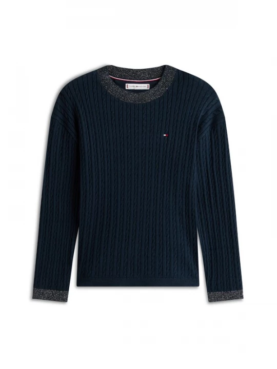 Foto van product TOMMY HILFIGER Trui navy / zilver