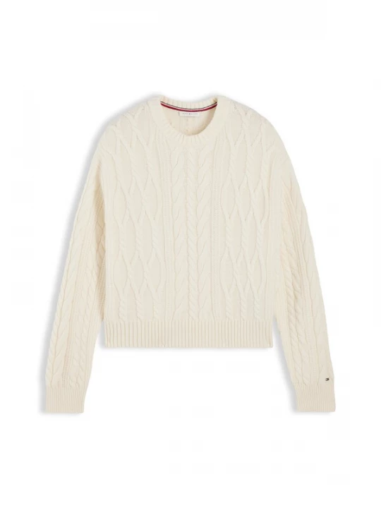 Foto van product TOMMY HILFIGER Trui pasteelgeel