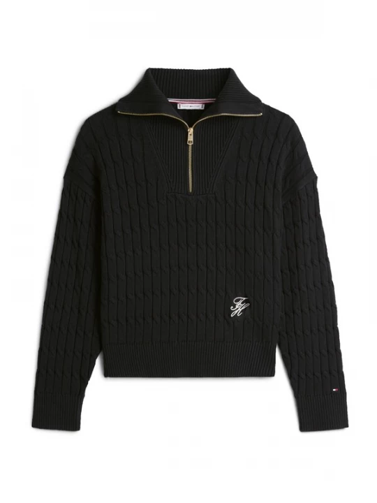 Foto van product TOMMY HILFIGER Trui zwart / wit