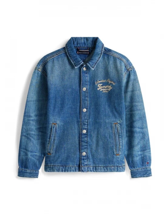 Foto van product TOMMY HILFIGER Tussenjas blauw denim
