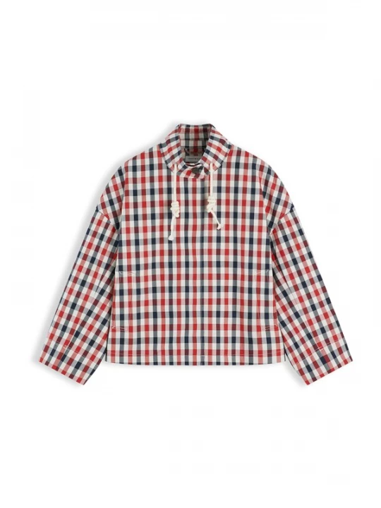 Foto van product TOMMY HILFIGER Tussenjas 'CHECK' marine / rood / wit