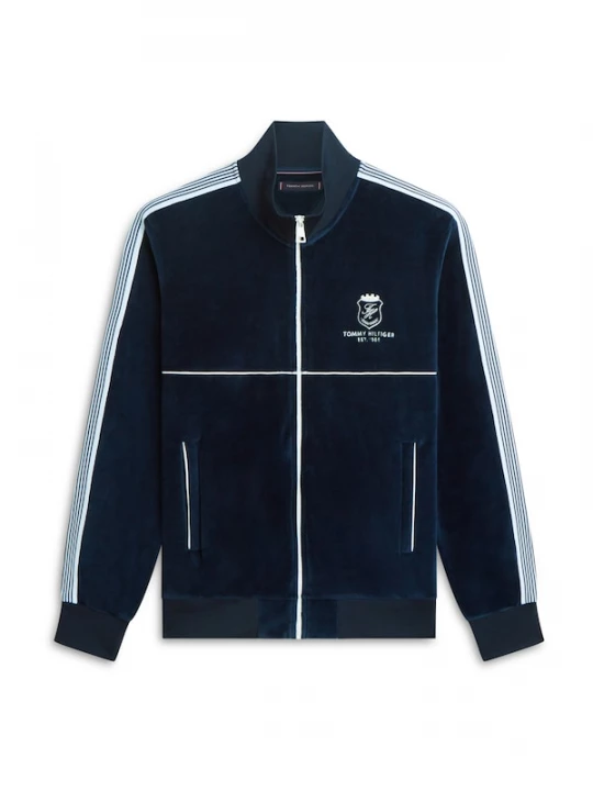 Foto van product TOMMY HILFIGER Tussenjas 'COUNTRY CLUB' navy / pastelblauw / wit