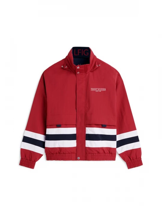 Foto van product TOMMY HILFIGER Tussenjas donkerblauw / rood / wit