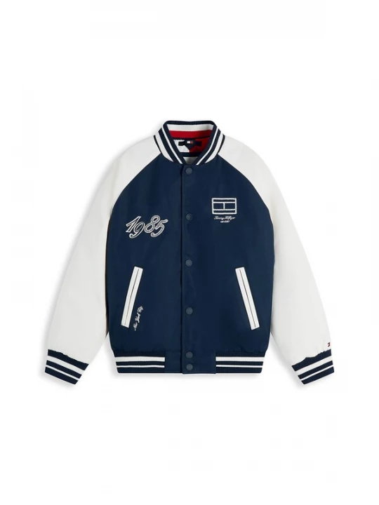 Foto van product TOMMY HILFIGER Tussenjas donkerblauw / wit