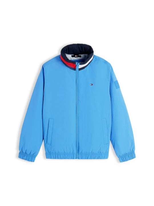 Foto van product TOMMY HILFIGER Tussenjas 'Essential' navy / azuur / rood / wit