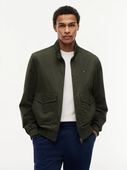 Foto van product TOMMY HILFIGER Tussenjas 'Harrington' donkergroen