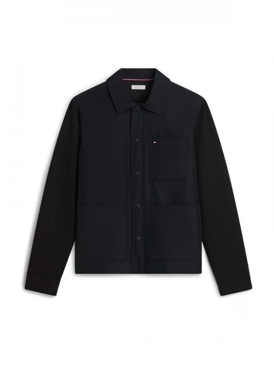 Foto van product TOMMY HILFIGER Tussenjas 'Intechno Snap Button Chore' zwart
