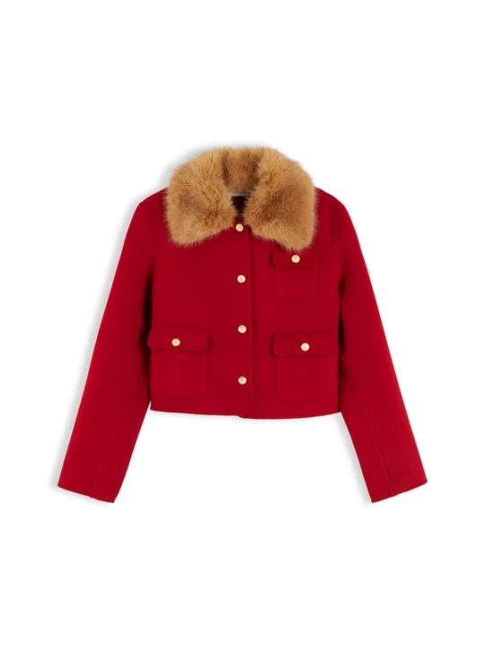 Foto van product TOMMY HILFIGER Tussenjas lichtbruin / rood