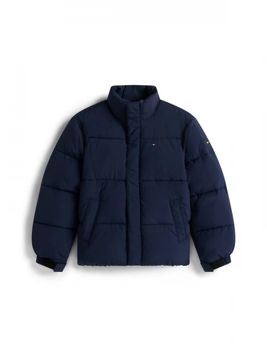 Foto van product TOMMY HILFIGER Tussenjas navy / donkerrood / wit
