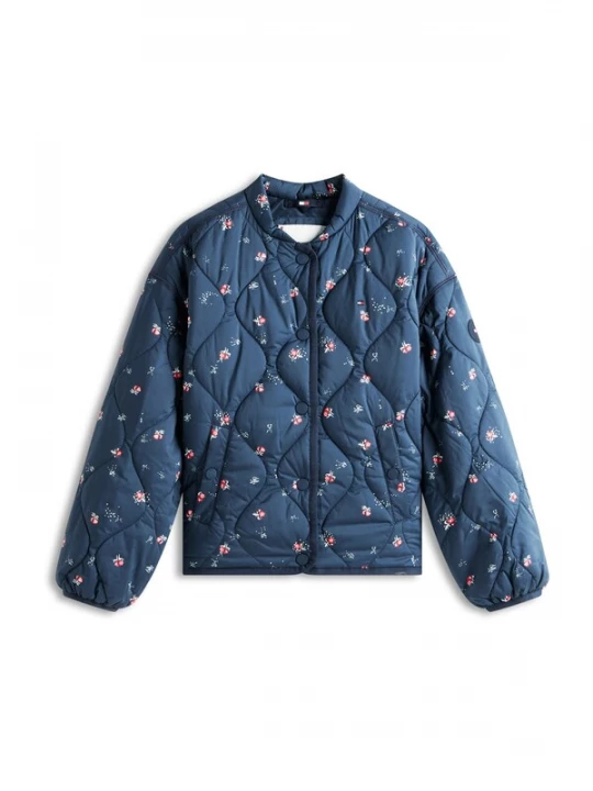 Foto van product TOMMY HILFIGER Tussenjas navy / lichtrood / wit