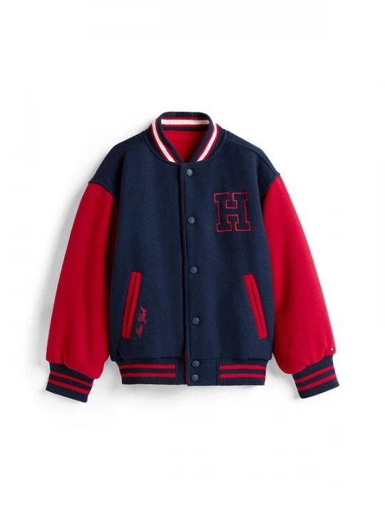 Foto van product TOMMY HILFIGER Tussenjas navy / rood / wit