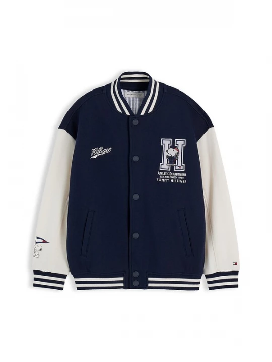 Foto van product TOMMY HILFIGER Tussenjas 'PEANUTS' navy / wolwit