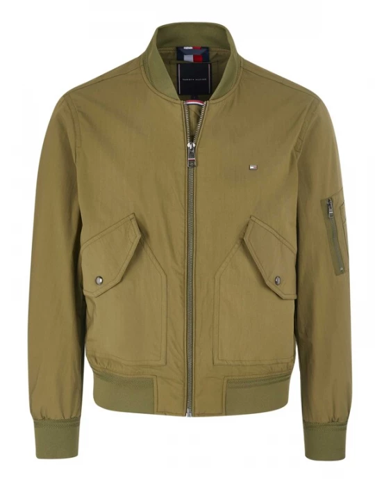 Foto van product TOMMY HILFIGER Tussenjas 'Tommy Hilfiger Jacke' olijfgroen